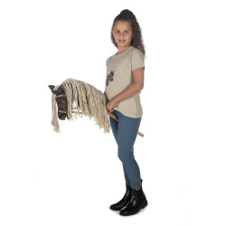 T-Shirt HKM Hobby Horsing Arcobaleno Beige T-Shirt HKM Hobby Horsing Arcobaleno Beige