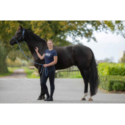 Maglietta HKM Mirror Blu scuro Maglietta HKM Mirror Blu scuro