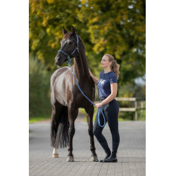 Maglietta HKM Mirror Blu scuro Maglietta HKM Mirror Blu scuro