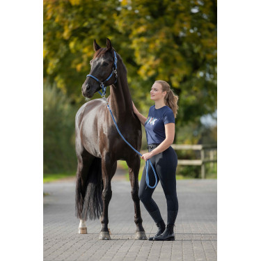 Maglietta HKM Mirror Blu scuro Maglietta HKM Mirror Blu scuro