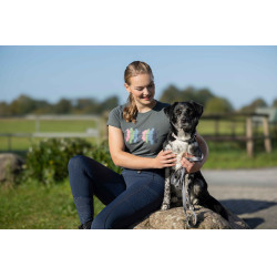 Maglietta HKM Mirror Grigio verde