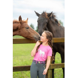 Maglietta HKM Sparkle Rosa Maglietta HKM Sparkle Rosa