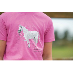 Maglietta HKM Sparkle Rosa Maglietta HKM Sparkle Rosa