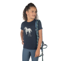 Maglietta HKM Sparkle Blu scuro