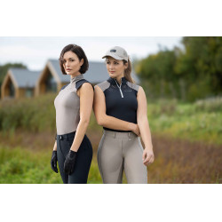 Top funzionale HKM Amalfi Nero / talpa Top funzionale HKM Amalfi Nero / talpa