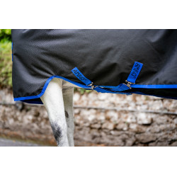 Coperta Horseware Amigo Ripstop 900D Turnout 200g Nero / blu classico