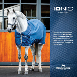 Coperta Horseware Ionic Therapy Mesh Cooler Bleu imperial / argent /Marine Blu Coperta Horseware Ionic Therapy Mesh Cooler Bleu imperial / argent /Marine Blu