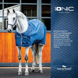 Coperta Horseware Ionic Therapy Mesh Cooler Bleu imperial / argent /Marine Blu Coperta Horseware Ionic Therapy Mesh Cooler Bleu imperial / argent /Marine Blu
