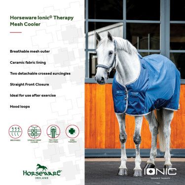 Coperta Horseware Ionic Therapy Mesh Cooler Coperta Horseware Ionic Therapy Mesh Cooler