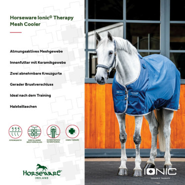 Coperta Horseware Ionic Therapy Mesh Cooler Coperta Horseware Ionic Therapy Mesh Cooler