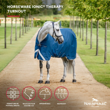 Coperta Horseware Ionic Therapy Turnout 100g Coperta Horseware Ionic Therapy Turnout 100g