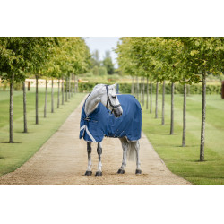 Coperta Horseware Ionic Therapy Turnout 100g Bleu imperial / argent /Marine Blu Coperta Horseware Ionic Therapy Turnout 100g Bleu imperial / argent /Marine Blu