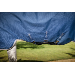 Coperta Horseware Ionic Therapy Turnout 100g Bleu imperial / argent /Marine Blu Coperta Horseware Ionic Therapy Turnout 100g Bleu imperial / argent /Marine Blu