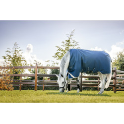 Coperta Horseware Ionic Therapy Turnout 100g Bleu imperial / argent /Marine Blu Coperta Horseware Ionic Therapy Turnout 100g Bleu imperial / argent /Marine Blu