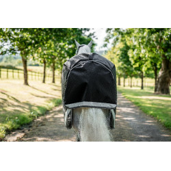 Coperta Horseware Rambo 1680D Turnout 100g Nero / temporale / grigio argento Coperta Horseware Rambo 1680D Turnout 100g Nero / temporale / grigio argento