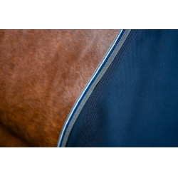 Coperta Horseware Rambo 1680D Turnout 50g Marino / temporale / grigio argento Blu marino