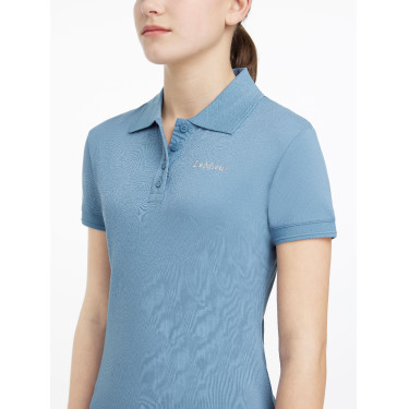 Polo LeMieux Young Rider Classico Blu ghiaccio