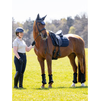 Sottosella da dressage LeMieux Square Self-Cool 3D Marina Blu marino