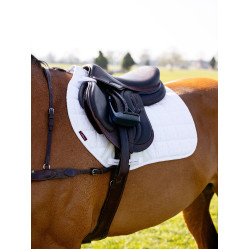 Sottosella LeMieux Square Eurojump Self-Cool 3D Bianco