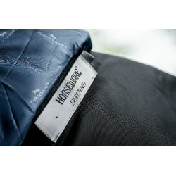 Coperta Horseware Rambo 1680D Turnout Plus 100g Nero / temporale / grigio argento