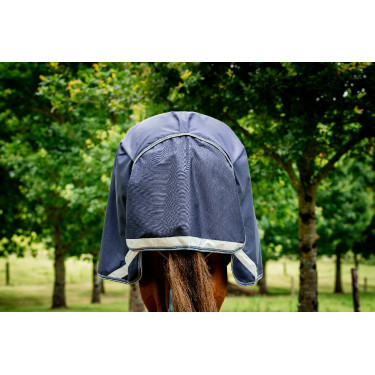 Coperta Horseware Rambo Duo Ripstop Plus Turnout Bundle (100g + 100g + 200g) Marino / temporale / grigio argento Blu marino