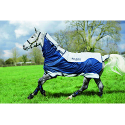 Coperta Horseware Rambo Summer Series V-Front Marina / grigio Blu Coperta Horseware Rambo Summer Series V-Front Marina / grigio Blu