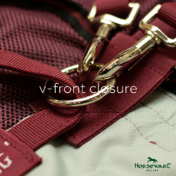 Coperta Horseware Rambo Summer Series V-Front Marina / grigio Blu Coperta Horseware Rambo Summer Series V-Front Marina / grigio Blu