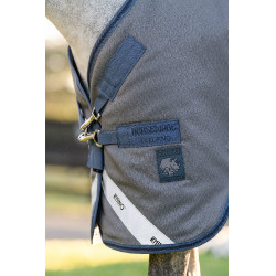 Coperta Horseware Rhino Hexstop Plus Pony Turnout 0g Grigio / indaco / blu navy