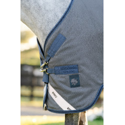 Coperta Horseware Rhino Hexstop Plus Pony Turnout 0g Grigio / indaco / blu navy
