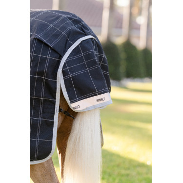 Coperta Horseware Rhino Wug Pony Turnout 250g VL Nero / quadri bianco grigi