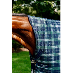 Coperta Horseware Rhino Wug Turnout 0g Hunter check /Marine / vert Motivi