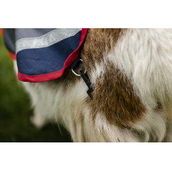 Coperta per capra Horseware 0g Blu navy / rosso Coperta per capra Horseware 0g Blu navy / rosso