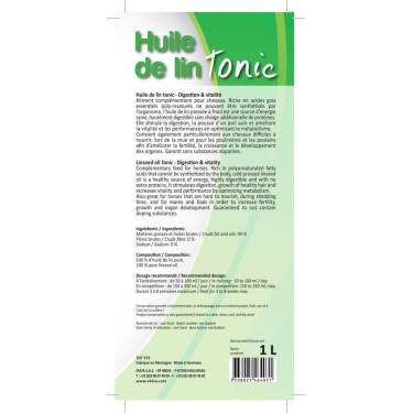Olio di lino Tonic Hippotonic