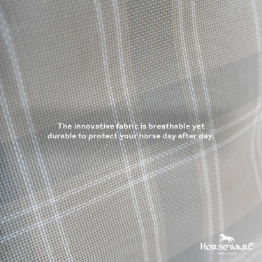 Copricollo anti-mosche Horseware Newmarket Carbone di legna Witney Grigio