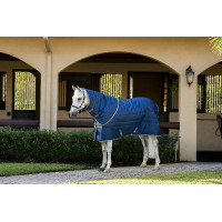 Copricollo da scuderia Horseware Amigo Ripstop Insulator 200g Marine / grigio titanio Blu marino Copricollo da scuderia Horseware Amigo Ripstop Insulator 200g Marine / grigio titanio Blu marino
