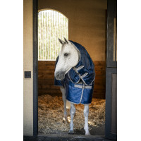 Copricollo da scuderia Horseware Amigo Ripstop Insulator 200g Nero / nero / argento Copricollo da scuderia Horseware Amigo Ripstop Insulator 200g Nero / nero / argento