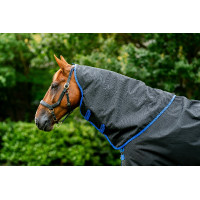 Copricollo Horseware Amigo Ripstop 900D Turnout Hood 150g Marine / grigio titanio Blu marino