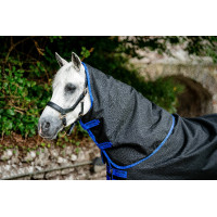 Copricollo Horseware Amigo Ripstop 900D Turnout Hood 150g Marine / grigio titanio Blu marino
