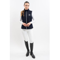 Gilet senza maniche Harcour Pola donna Marino / bianco Blu