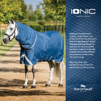 Copricollo Horseware Ionic Therapy Turnout 0g Bleu imperial / argent /Marine Blu Copricollo Horseware Ionic Therapy Turnout 0g Bleu imperial / argent /Marine Blu