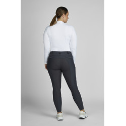 Pantaloni Pikeur Laure donna full grip vita media 3006 Ombra scura Grigio