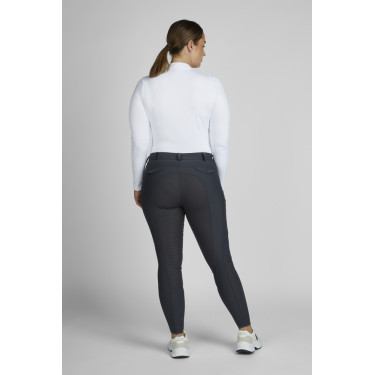 Pantaloni Pikeur Laure donna full grip vita media 3006 Ombra scura Grigio
