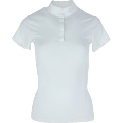 Polo da competizione Covalliero donna Bianco