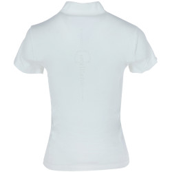 Polo da competizione Covalliero donna Bianco