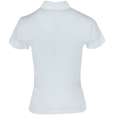 Polo da competizione Covalliero donna Bianco