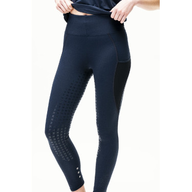 Leggings da equitazione Horseware Formfit full seat Marina Blu marino