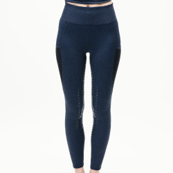 Leggings da equitazione Horseware Formfit full seat Marina Blu marino