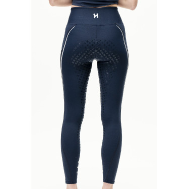Leggings da equitazione Horseware Formfit full seat Marina Blu marino