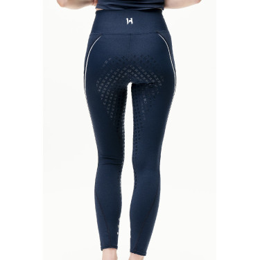 Leggings da equitazione Horseware Formfit full seat Marina Blu marino