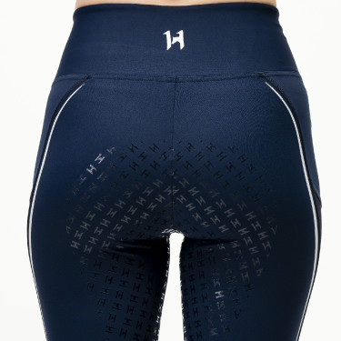 Leggings da equitazione Horseware Formfit full seat Marina Blu marino